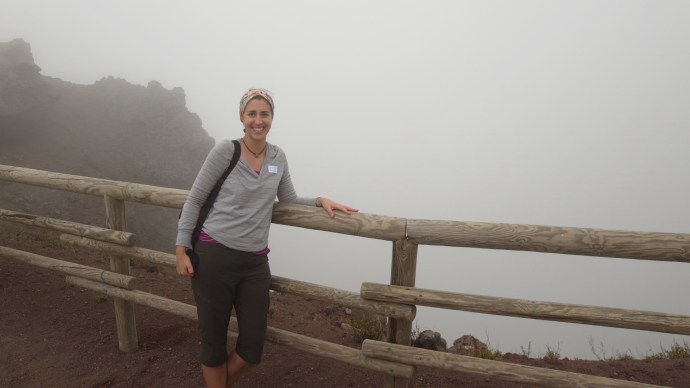 Fabulous view into the volcano