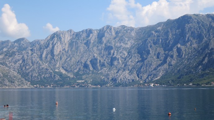 The waterfront in Prčanj