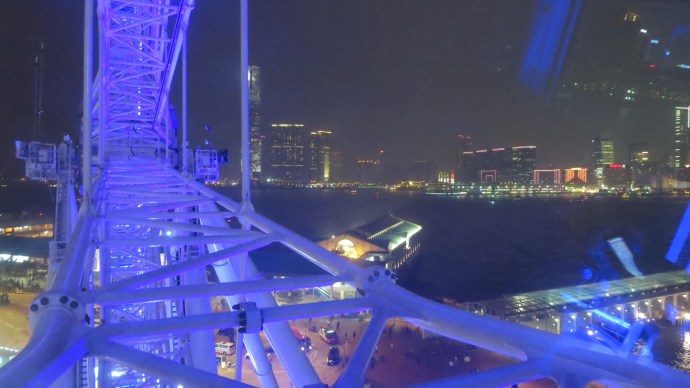 View of Kowloon from halfway up.