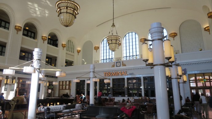 Inside the station/Crawford Hotel.  Drool.